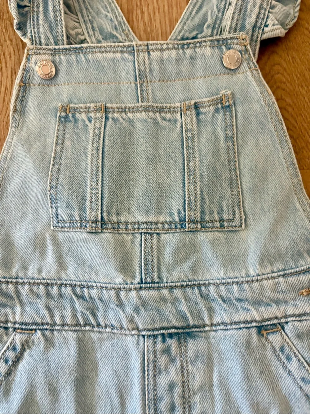 Gap Toddler Denim Flutter Shortalls